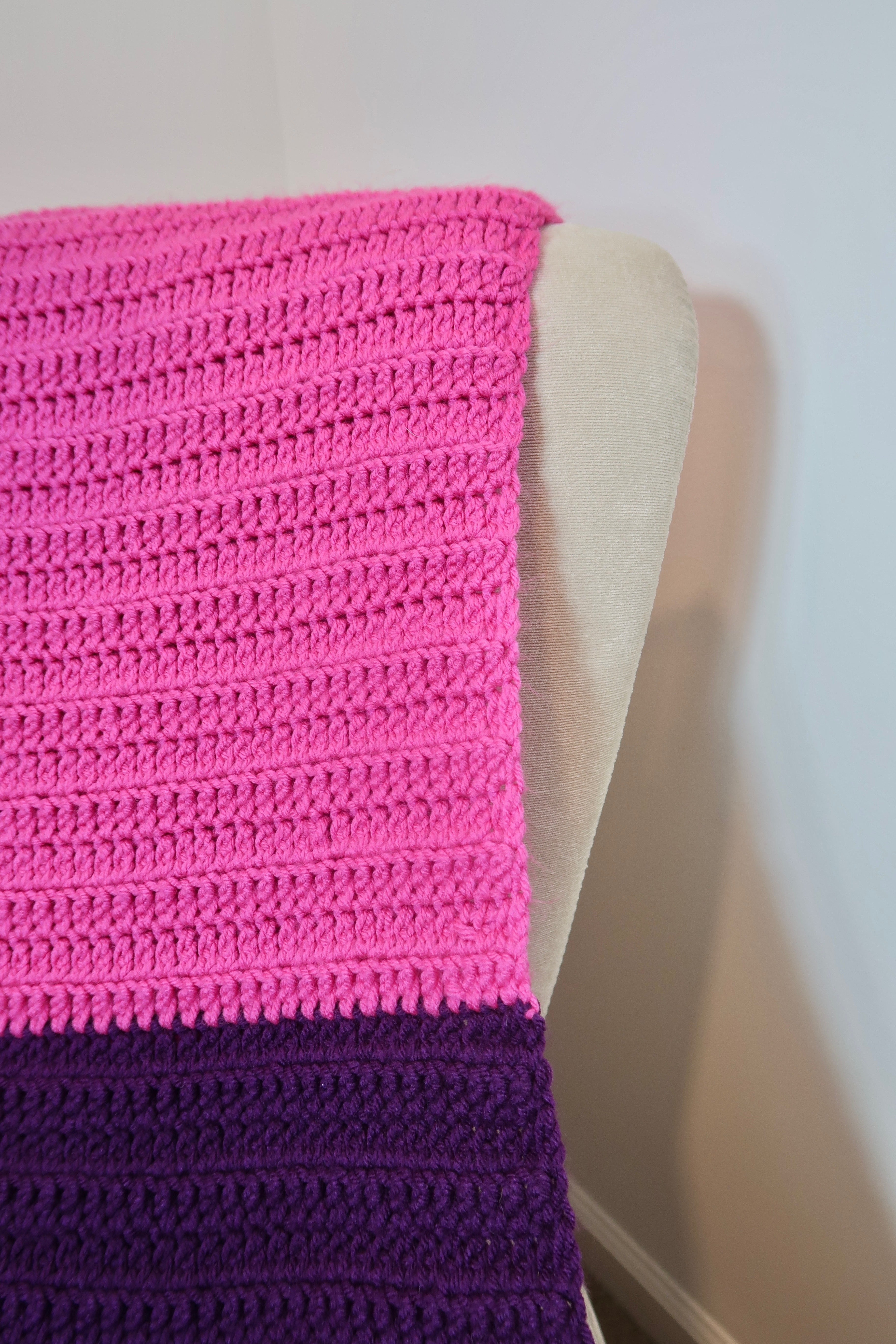 Bi-Sexual Pride Flag inspired Blanket
