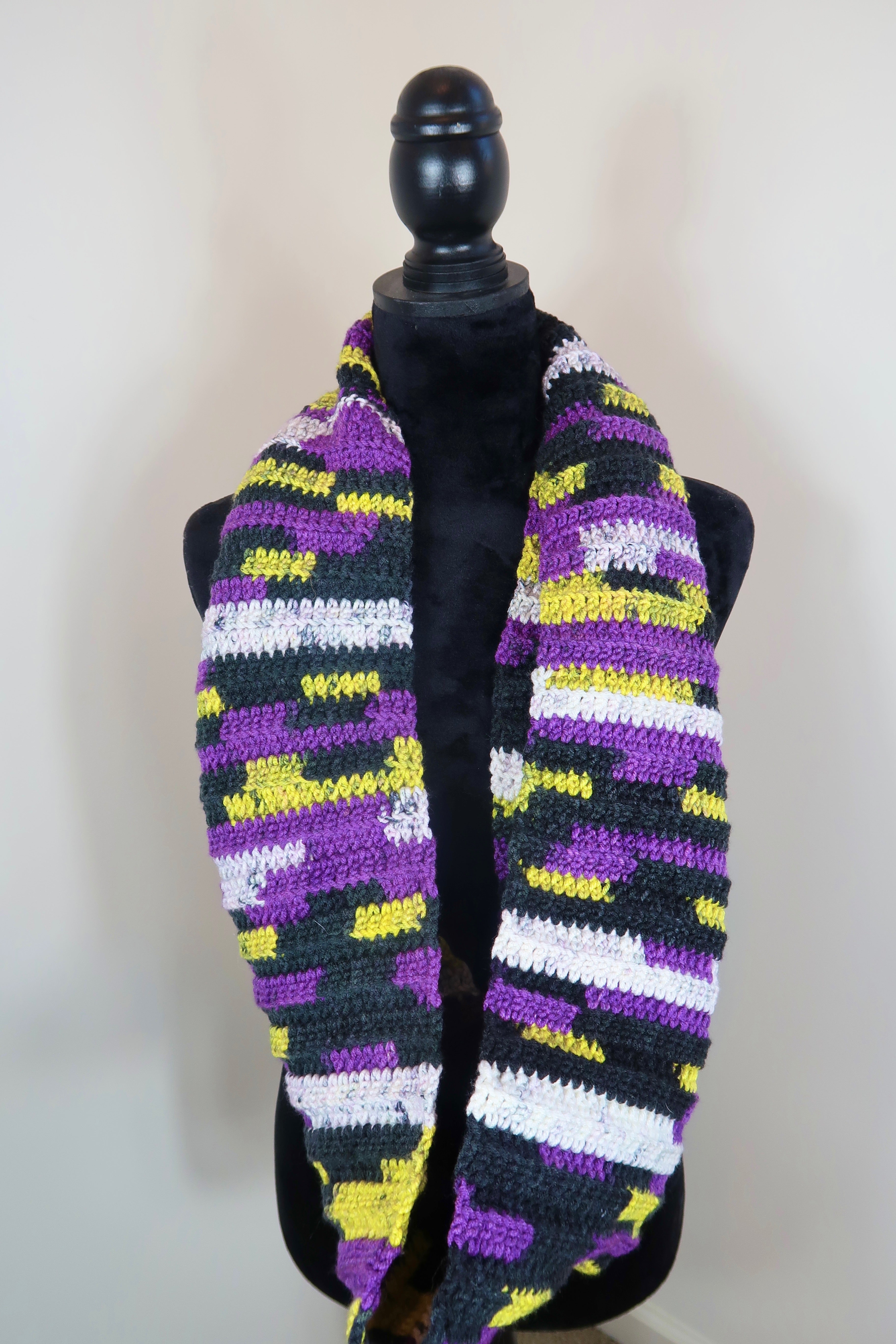 Handmade Infinity Scarf, Can Double as a Headcover