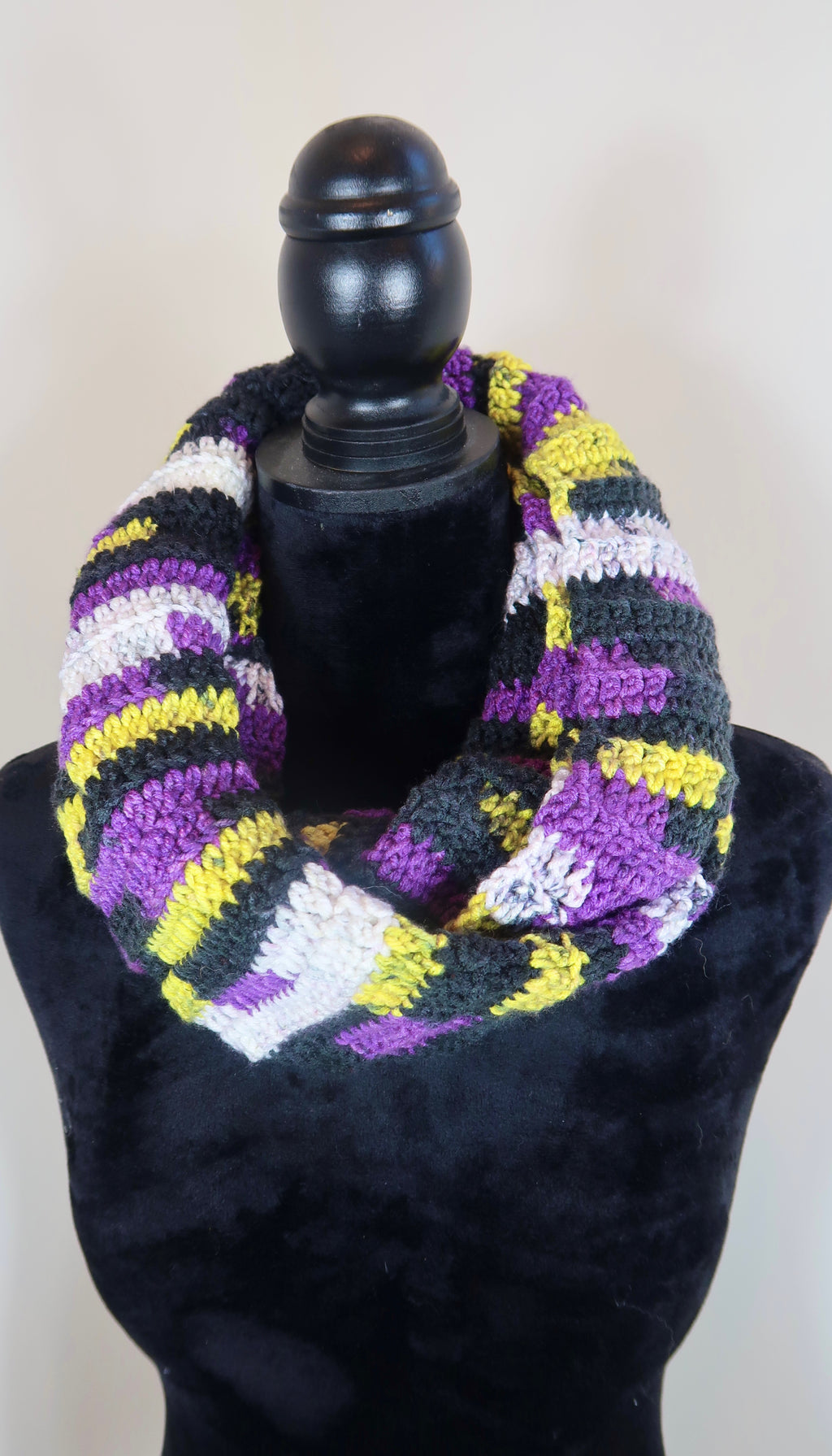 Handmade Infinity Scarf, Can Double as a Headcover