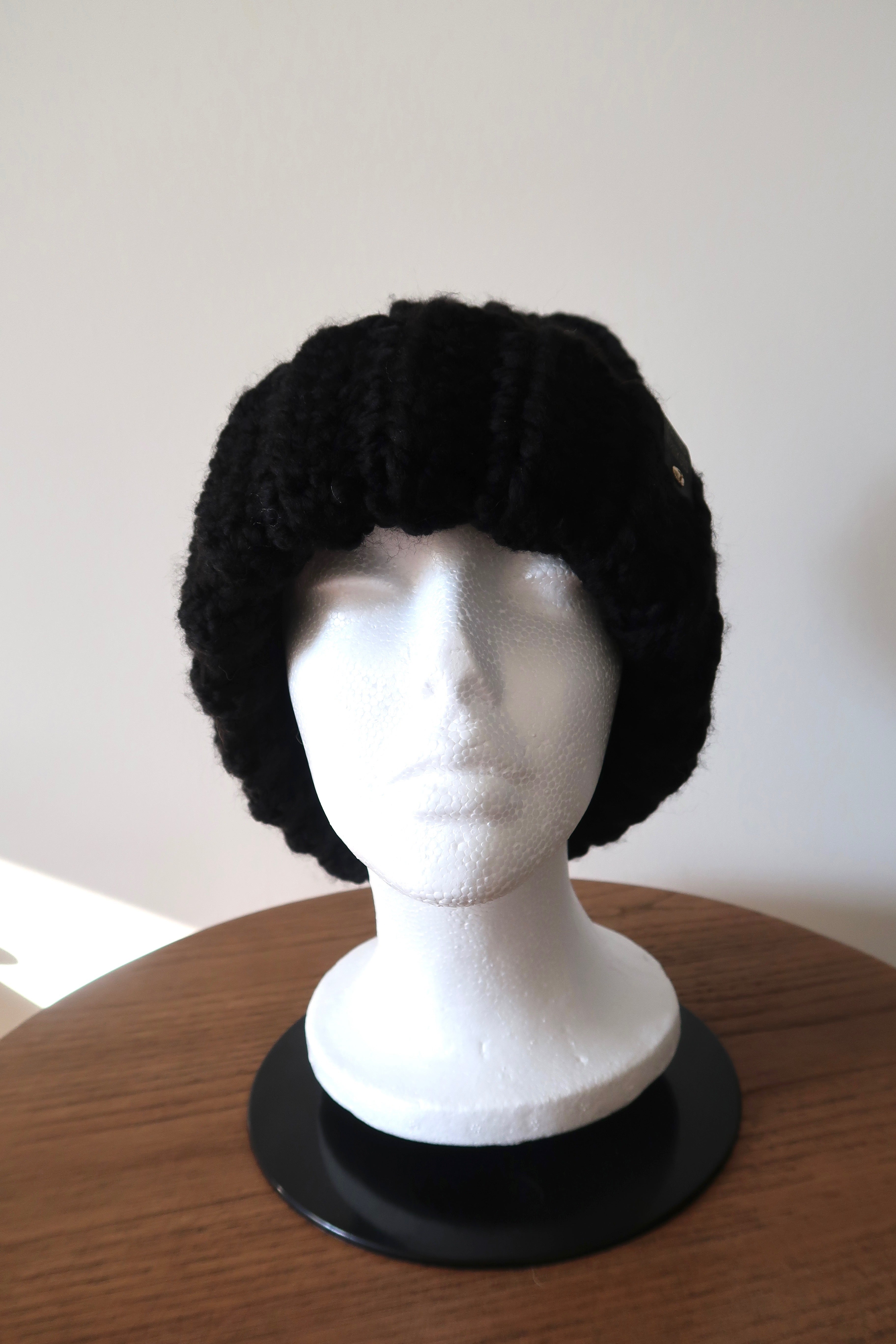 Black Wool Hat